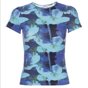 Miaou Mini Tee in Azul